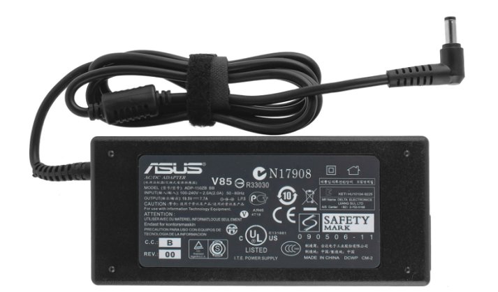 Блок питания для ноутбука Asus без кабеля L-образный разъем 19,5 V 7,7 A 150 W 5,5x2,5 мм (1914748544)