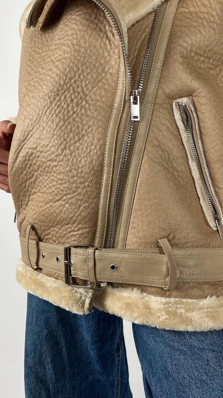 Дублянка жіноча Бренд #800-01 S Чорний (23918480) - фото 9 Дублянка жіноча Бренд #800-01 S Чорний (23918480) - фото 9