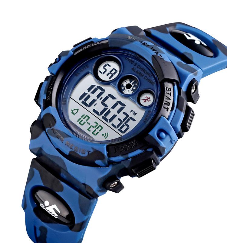 Наручные часы детские Skmei 1547 Camouflage Dark Blue (17146)