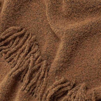 Плед букле 140х190 см Бежевый - фото 2