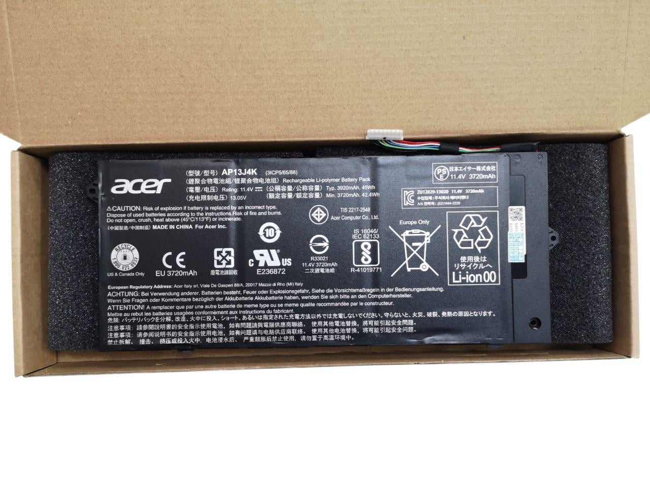 Аккумулятор для Acer Chromebook C720/C720P/C740/AP13J3K/AP13J4K/AP13J7K 3920 mah 45Wh (000013686)