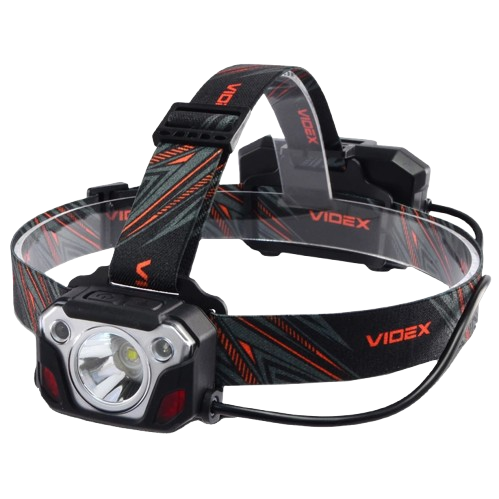 Фонарь налобный Videx H056 1400Lm 6500K IP65 Черный (35226914)