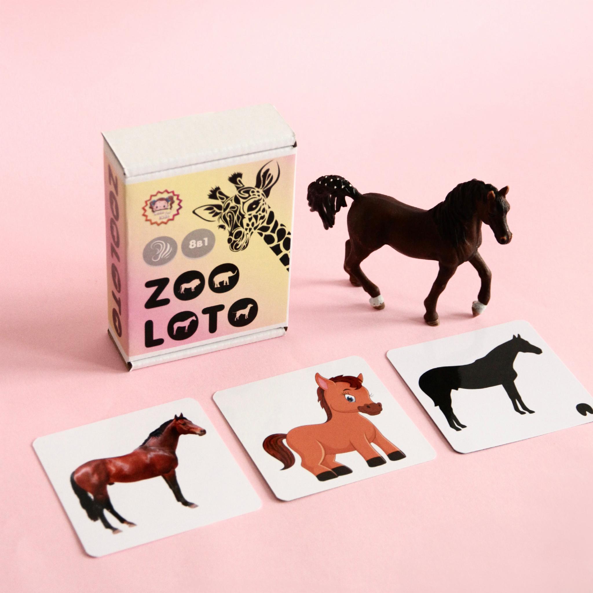 Настільна гра Zoia for Kids Лото ЗооЛото 8в1 16 тварин (М-004) - фото 3 Настільна гра Zoia for Kids Лото ЗооЛото 8в1 16 тварин (М-004) - фото 3