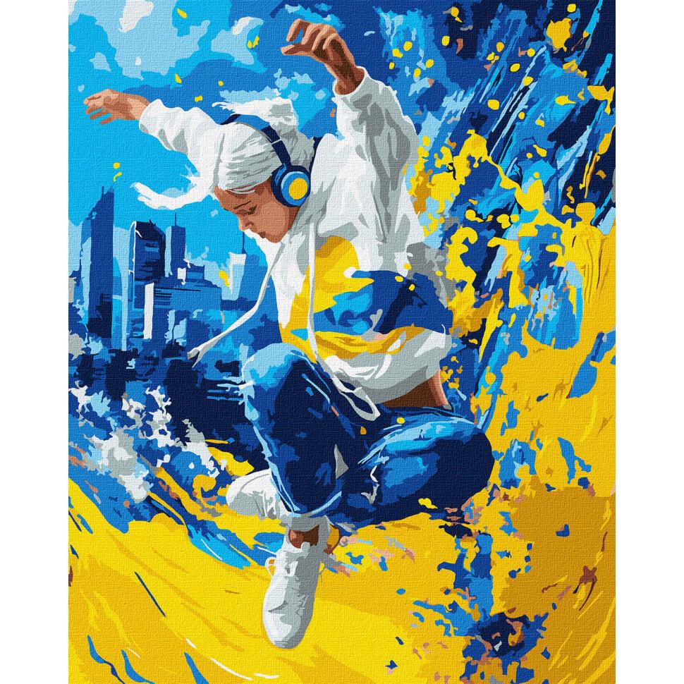 Картина за номерами Ideyka Український хіп-хоп KHO8487 40x50 см (RLT52220)