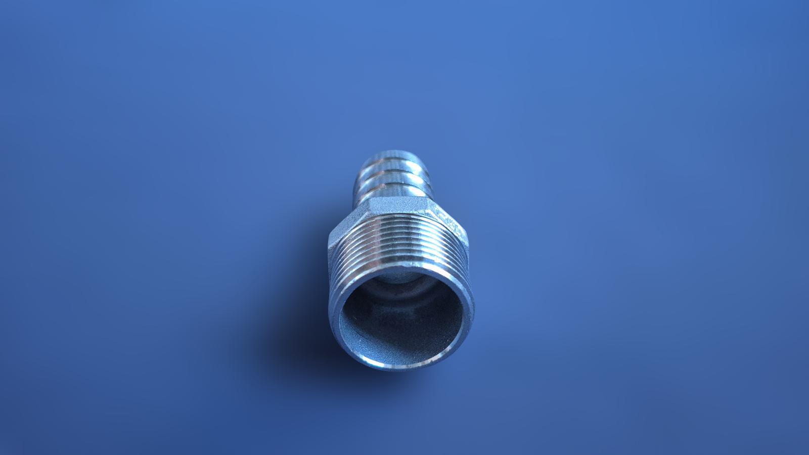 Штуцер шланговый резьбовой DN25 AISI304 BSPP елка н/ж сталь ЗР 25 мм 1" (29203186) - фото 12 Штуцер шланговый резьбовой DN25 AISI304 BSPP елка н/ж сталь ЗР 25 мм 1" (29203186) - фото 12