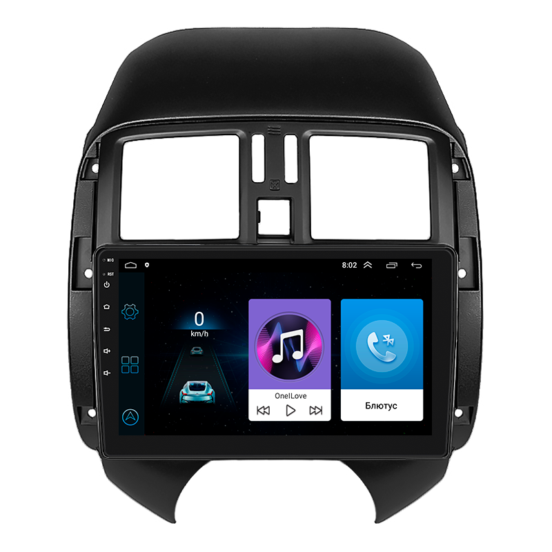 Автомагнитола штатная Lesko для Nissan Latio I N17 2012-2014 9" 1/16Gb Wi-Fi GPS Base MOB