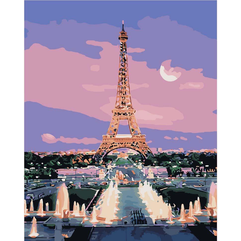 Картина по номерам ART CRAFT Вечерний Париж 40x50 см (504012-NC)