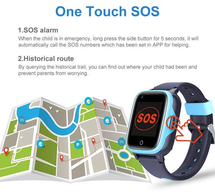 Смарт-часы детские 4G Lemfo DB14 SIM/GPS/видеозвонками/прослушиванием/Wi-Fi/SOS Черный (36244627) - фото 9 Смарт-часы детские 4G Lemfo DB14 SIM/GPS/видеозвонками/прослушиванием/Wi-Fi/SOS Черный (36244627) - фото 9
