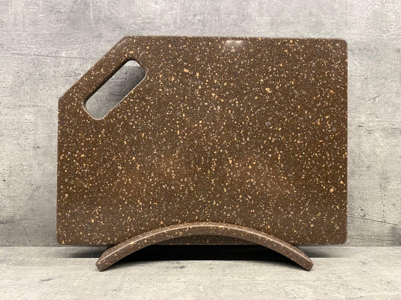 Дошка кухонна Terrain на підставці зі штучного акрилового каменю 360x260 мм (23872566) Дошка кухонна Terrain на підставці зі штучного акрилового каменю 360x260 мм (23872566)