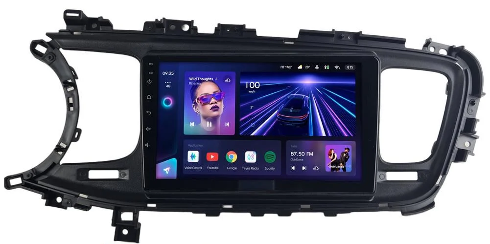 Автомагнитола для Kia K5 2010-2015 на Android 12+/CarPlay/8 core/XyAuto (М-КОК5-9-М3)