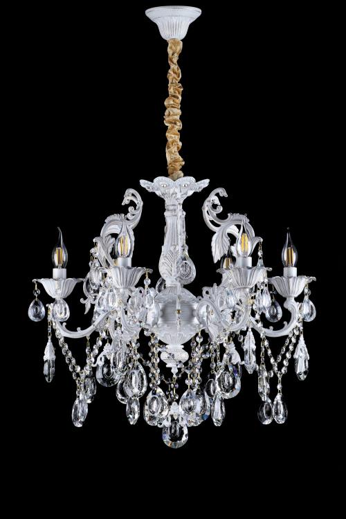 Люстра свеча Ray L556/6 WT+GD (IR006950)