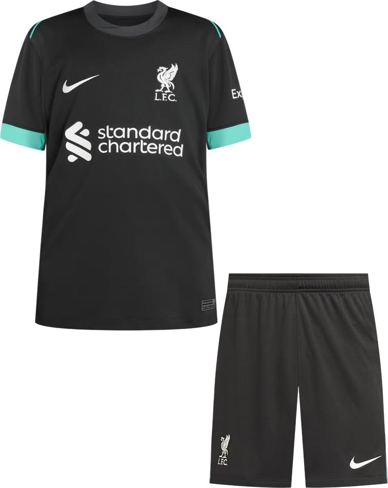 Футбольная форма Ливерпуль 2024-2025 выездная XL Антрацитово-бирюзовый (F0112)