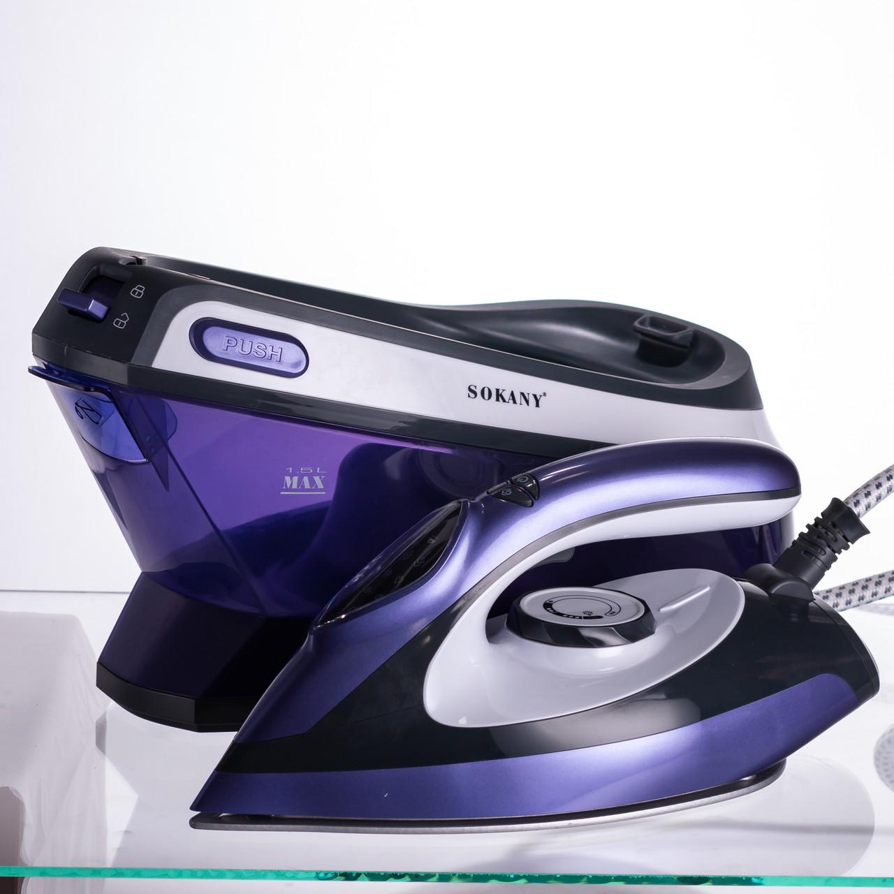 Праска парова Sokany SK-YD-2121 з парогенератором та резервуаром 1,5 л 2800 Вт (7421) - фото 10