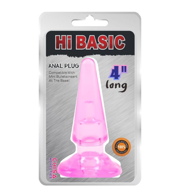 Пробка анальная силиконовая Sassy Anal Plug Розовый (1000059331)