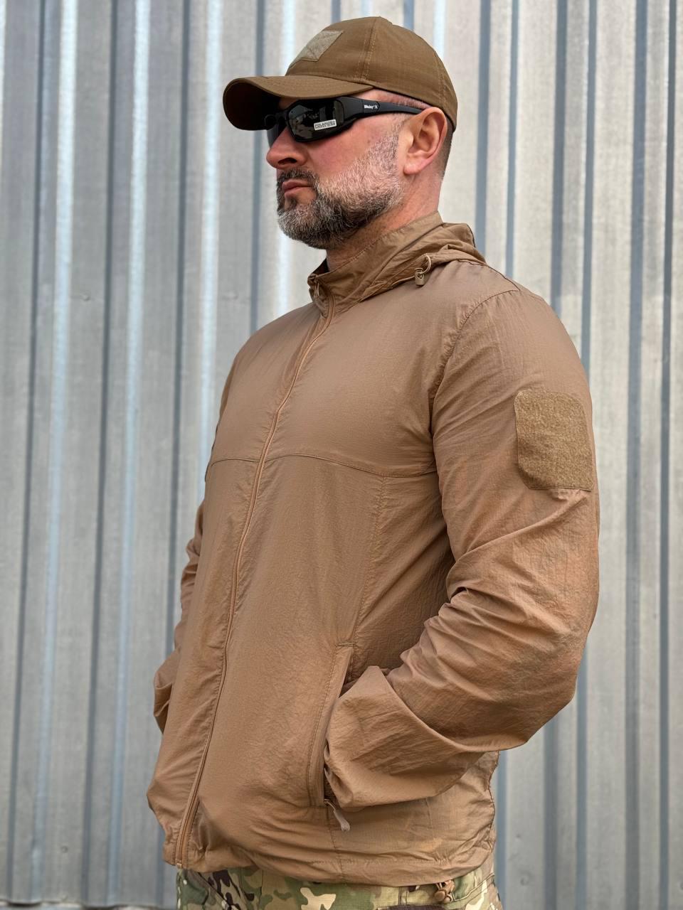 Вітрівка легка літня XXXL Койот (0906-XXXL)