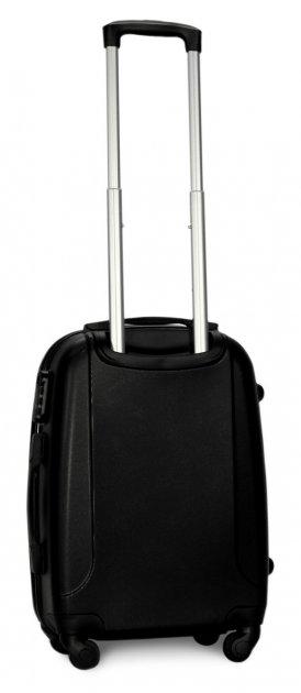 Валіза пластикова Fly 310 S на 4 колесах Чорний (CEKRBFL310SM4CER) - фото 2