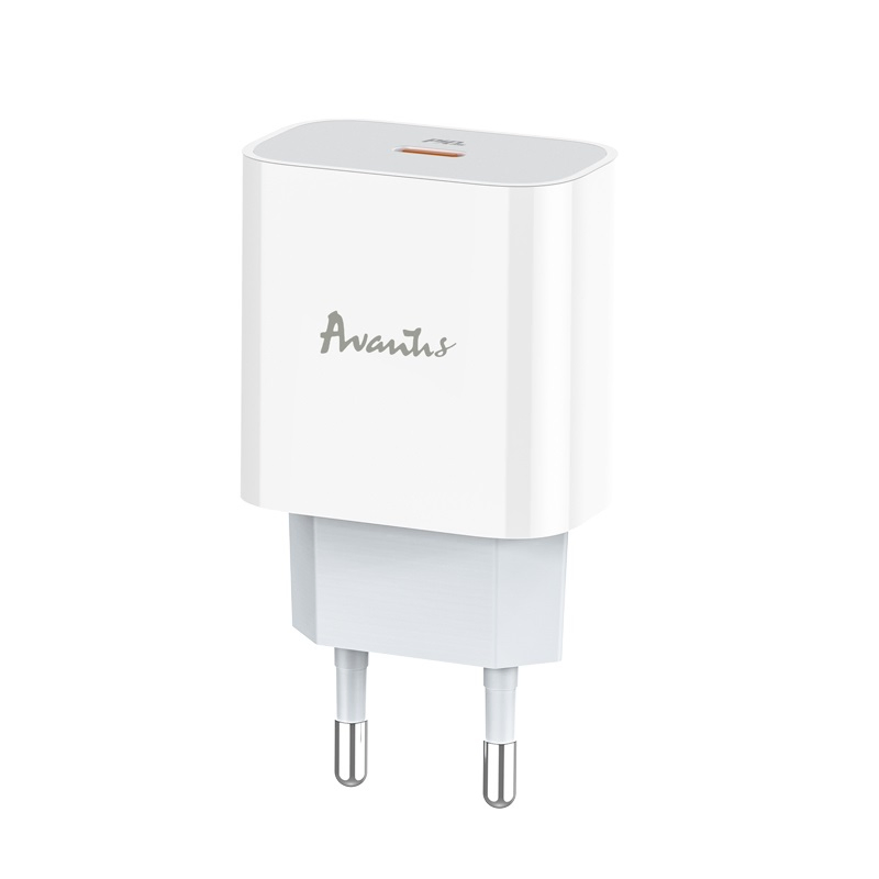 Зарядний пристрій мережевий Avantis A838 Plus QC3.0 PD20W Білий (1858272831)