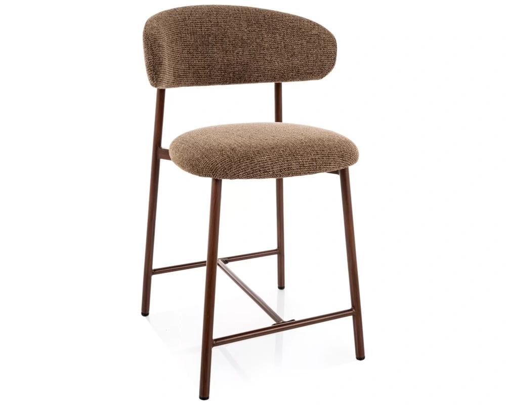 Стул полубарный кухонный Signal Elton H-2 Noelle Капучино/Орех