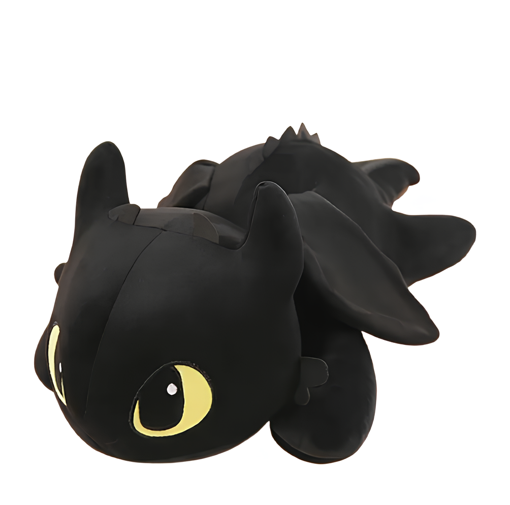 Мягкая игрушка плюшевая Беззубик Ночная Фурия Дракон 60 см Черный (БД60)