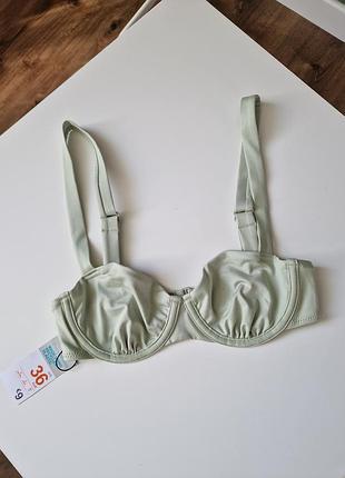 Купальний топ PRIMARK 8801501 р. 34 Хакі