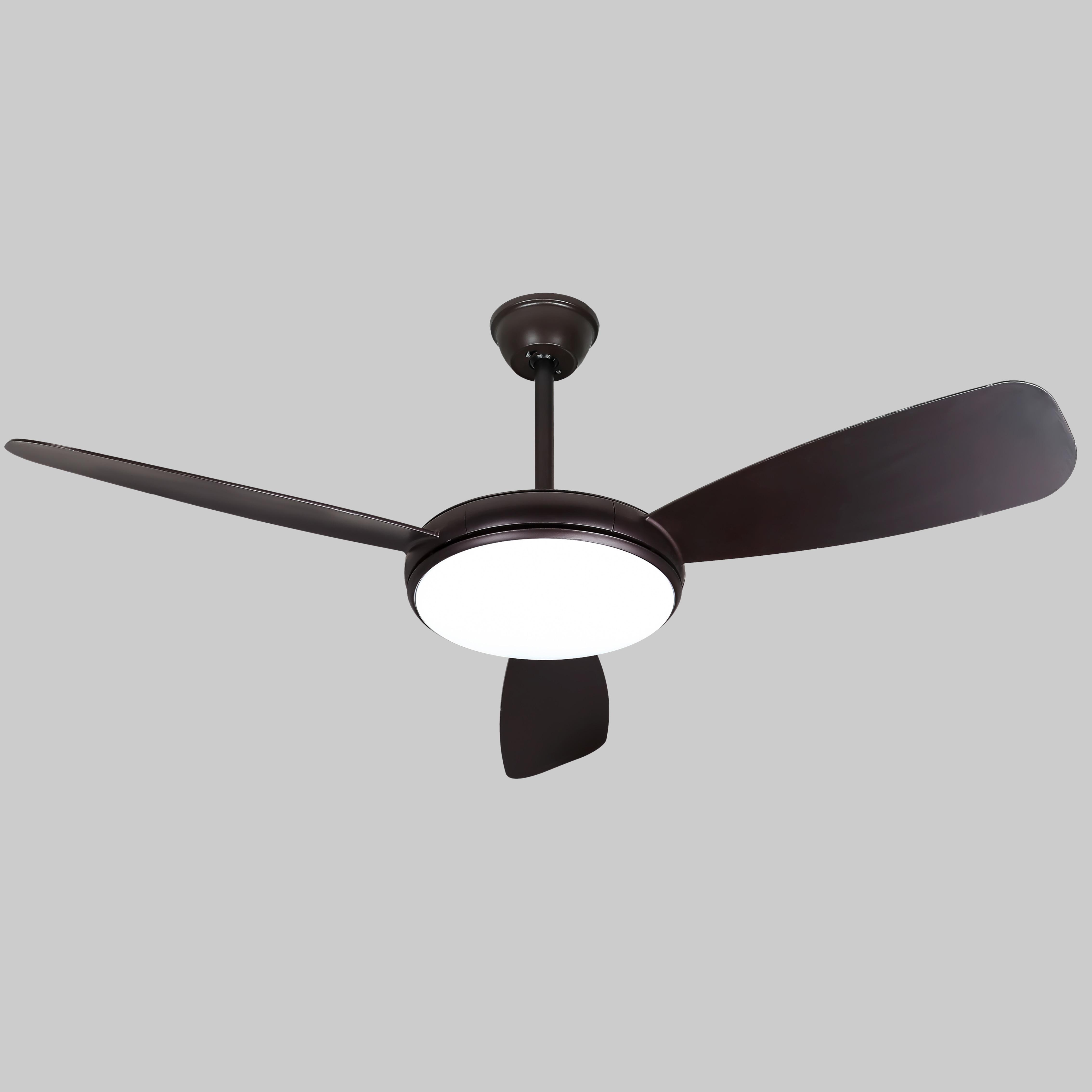 Люстра-вентилятор с пультом 30W 130 см Черный (94-7102 (52) BK)