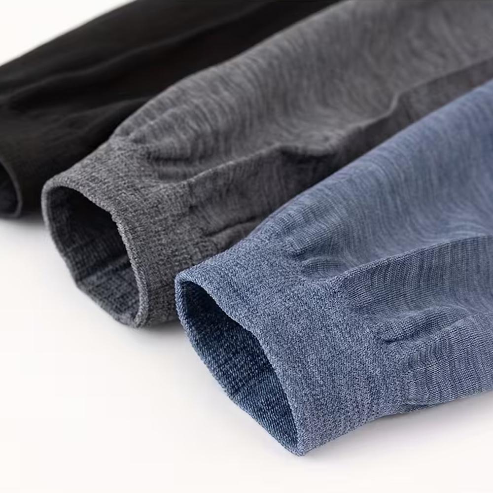 Нарукавники длинные 40 см Джинсовый Синий - фото 5