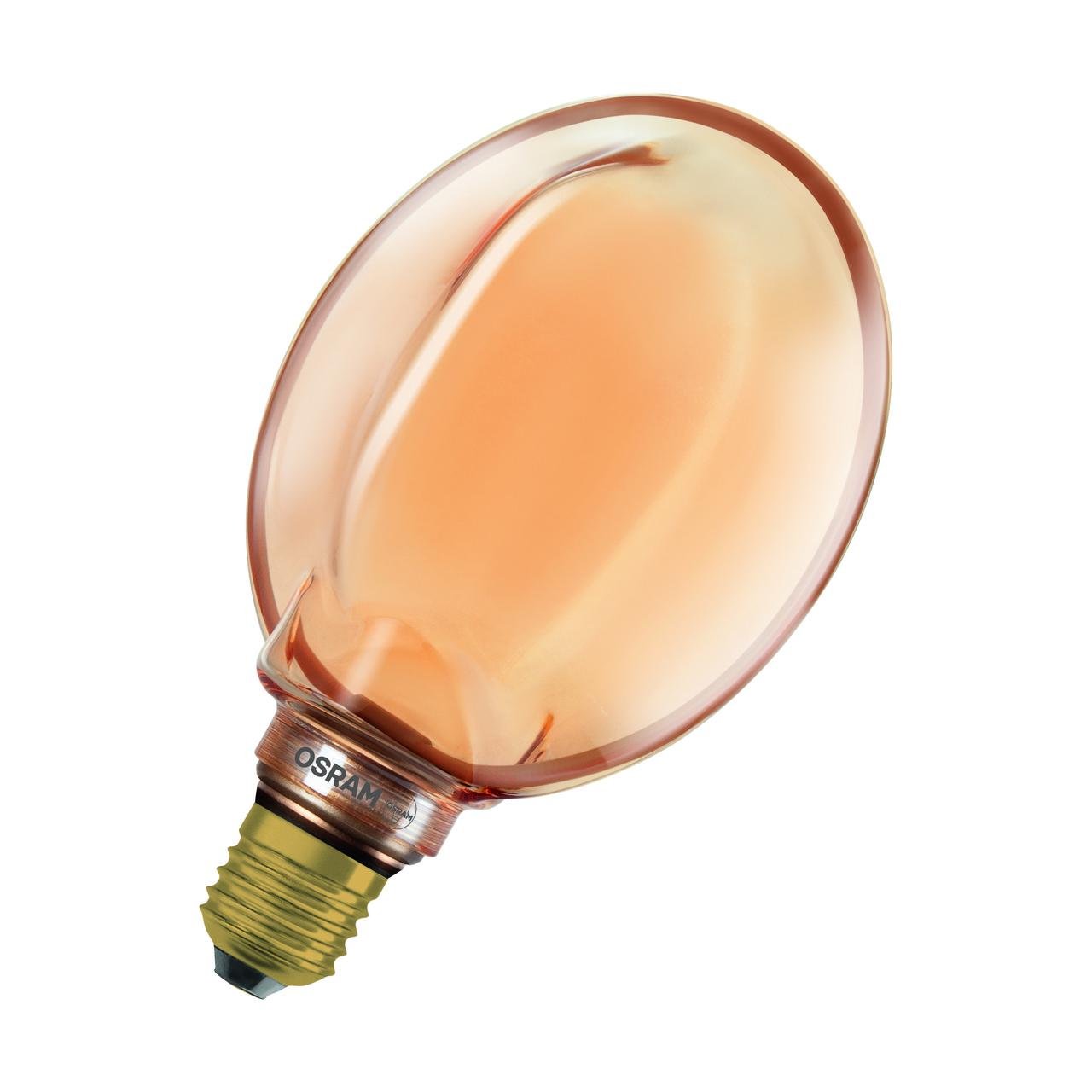 Лампа LED Osram Vintage 1906 Globe Gold 4W 220V 220lm 1800K E27 DIM 130x171 мм филаментная (4058075846029)