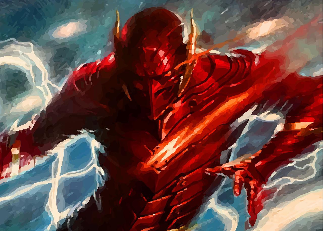 Картина GeekLand The Flash Fan-art 60х40 см (TF 09.032)