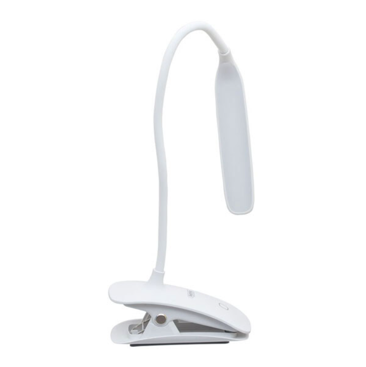 Настольная лампа Remax RT-E195 LED Eye Protecting со встроенным аккумулятором и клипсой до 7 ч. 700 mAh 6000K White (20829898) - фото 3 Настольная лампа Remax RT-E195 LED Eye Protecting со встроенным аккумулятором и клипсой до 7 ч. 700 mAh 6000K White (20829898) - фото 3
