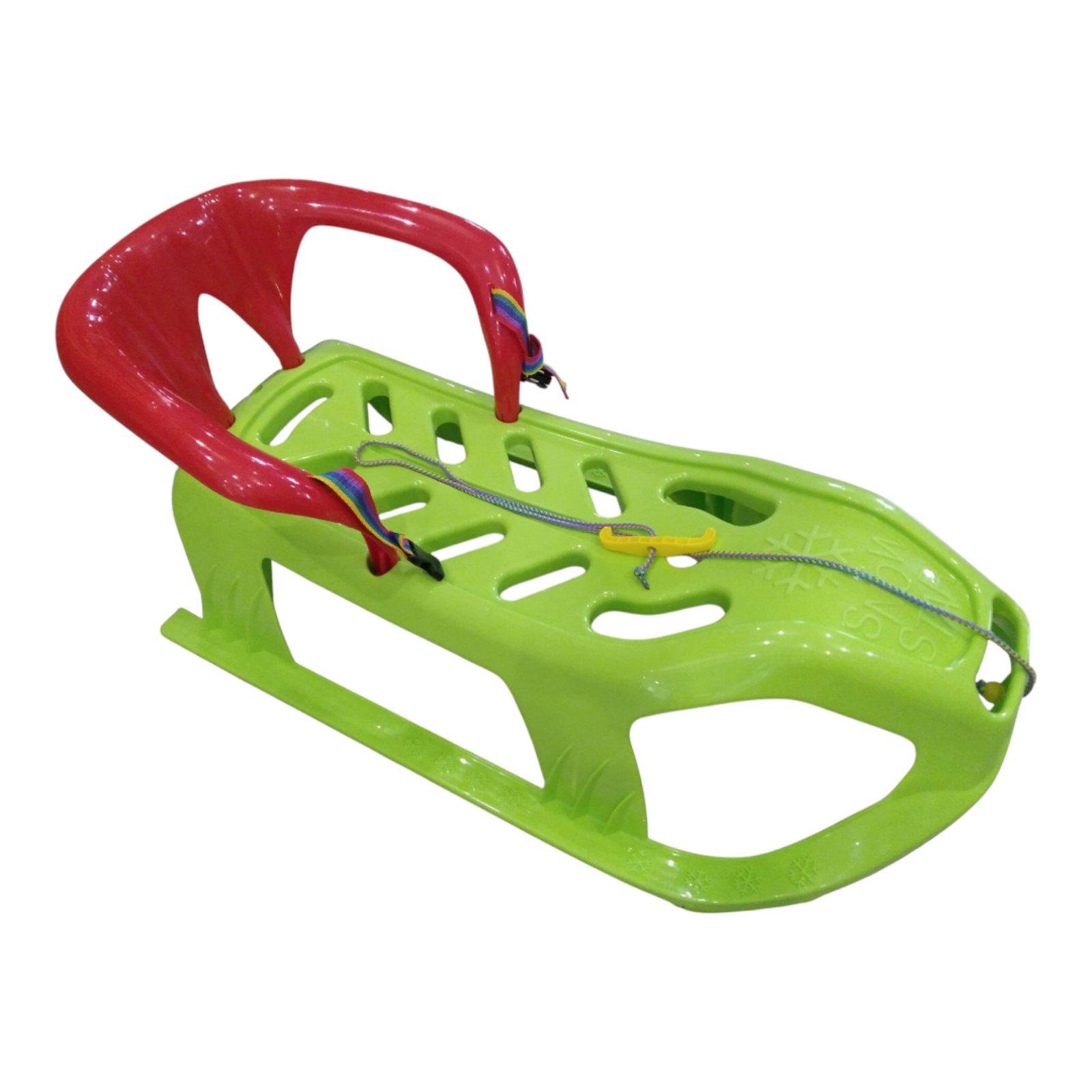 Санки-дитячі зі спинкою Marmat Snow Star Зелений (11120) - фото 6