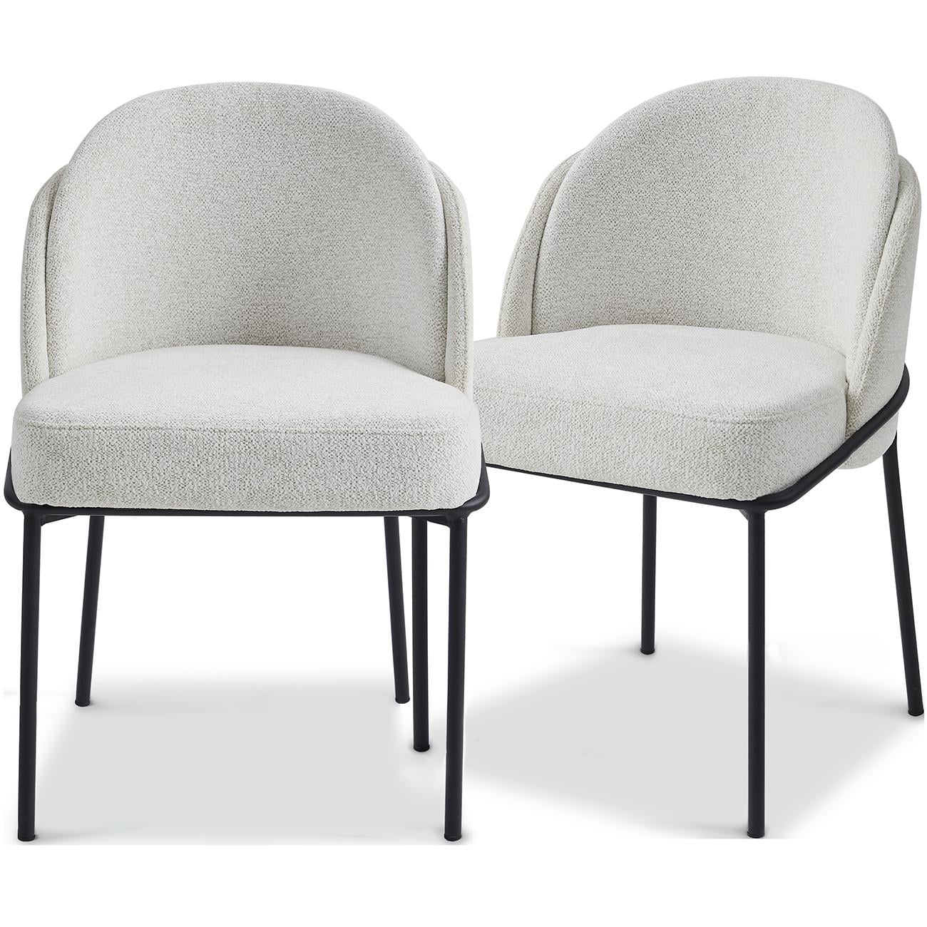 Комплект из 2-х обеденных стульев Split Savanna beige black base (16203)