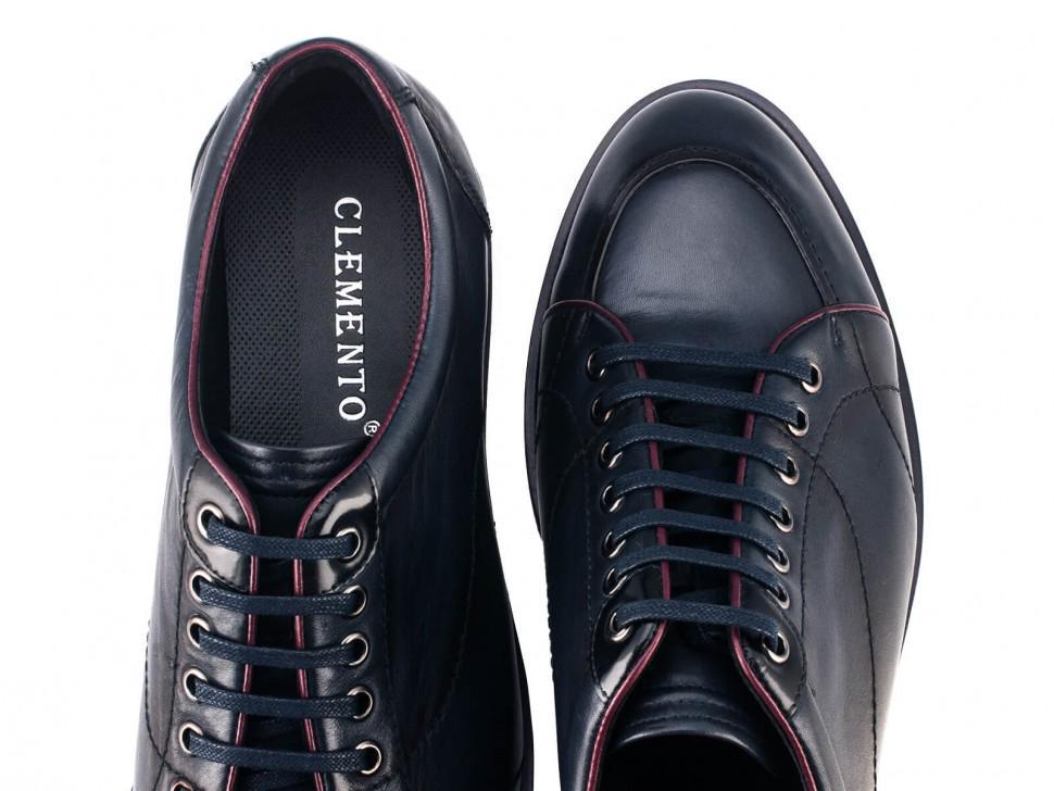 Туфли мужские Clemento 7181323 натуральная кожа р. 41 Темно-синий (17950) - фото 4 Туфли мужские Clemento 7181323 натуральная кожа р. 41 Темно-синий (17950) - фото 4