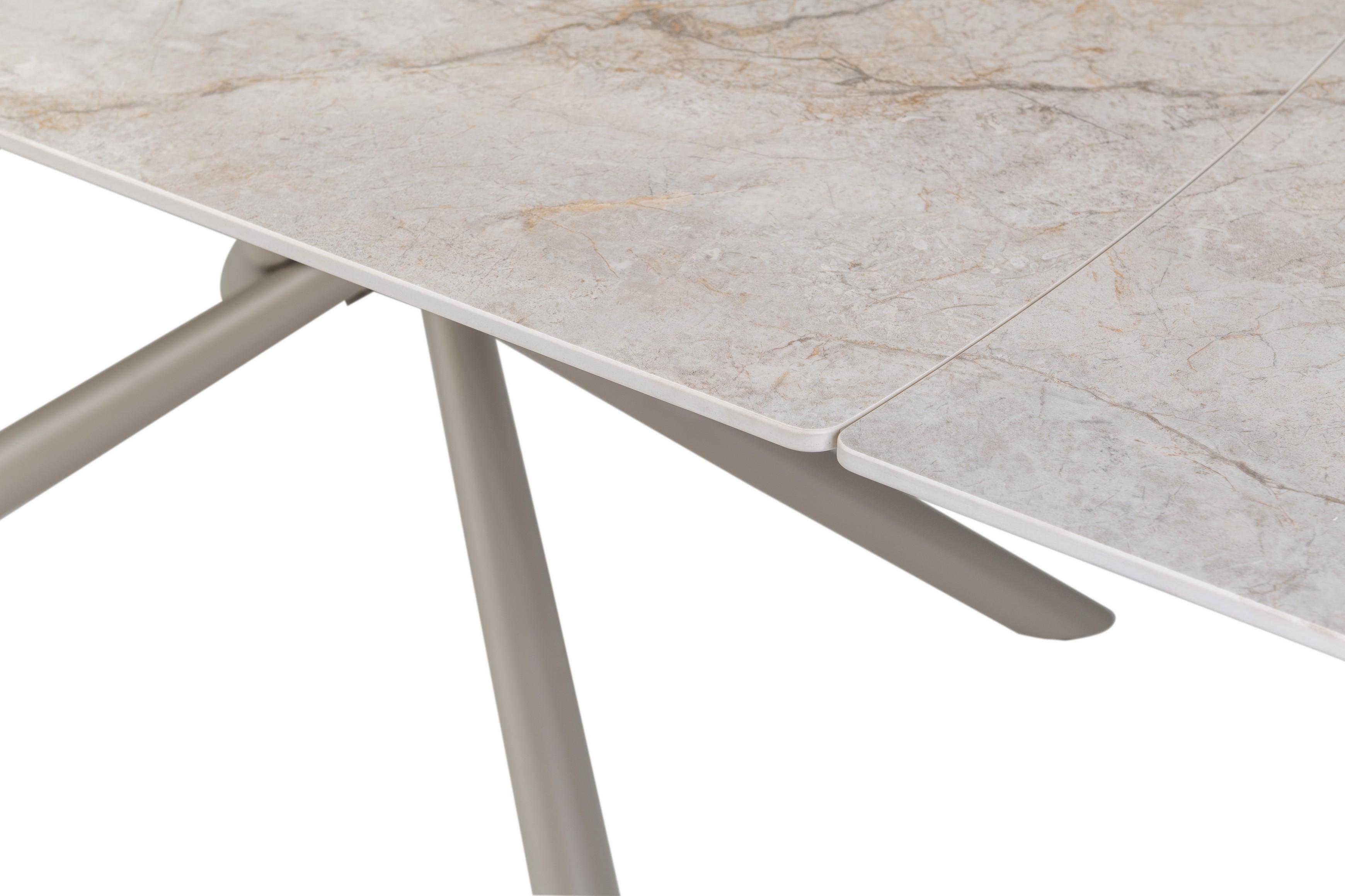 Стол обеденный раздвижной Vetro Mebel Пино 1400-2000x900x760 мм Мистик грей/капучино (TМL-1200-1) - фото 4 Стол обеденный раздвижной Vetro Mebel Пино 1400-2000x900x760 мм Мистик грей/капучино (TМL-1200-1) - фото 4