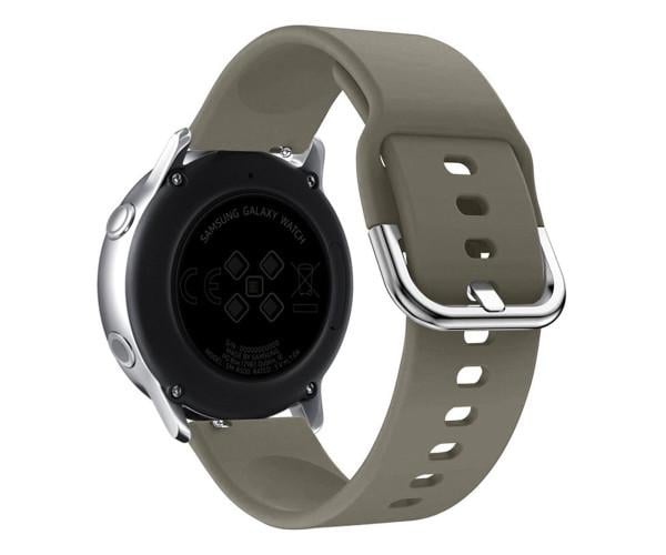 Ремешок Silicone Button для Samsung/Amazfit/Huawei 22 мм Olive/Green