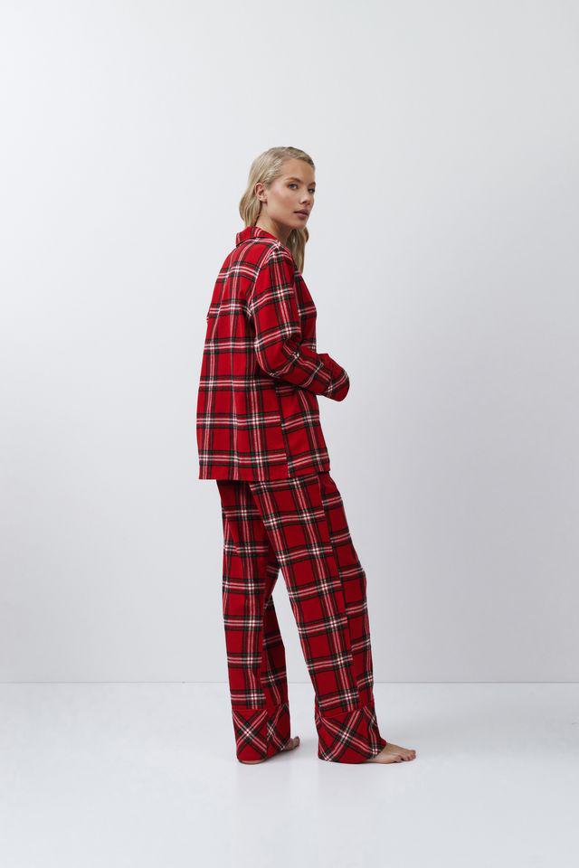 Піжама жіноча Aruelle сорочка і штани XL Червоний (Bell-long) - фото 3