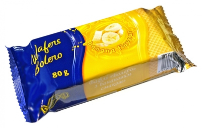 Вафлі Ріконд зі смаком Банану 80 г (36563) Вафлі Ріконд зі смаком Банану 80 г (36563)