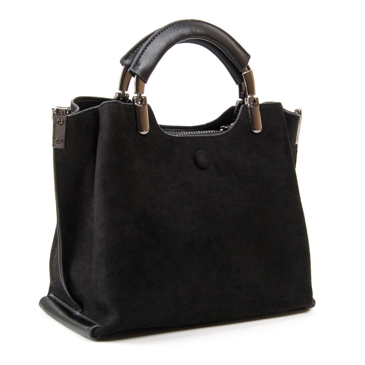 Женская модельная сумка из замша Fashion 3807 Черный - фото 1 Женская модельная сумка из замша Fashion 3807 Черный - фото 1