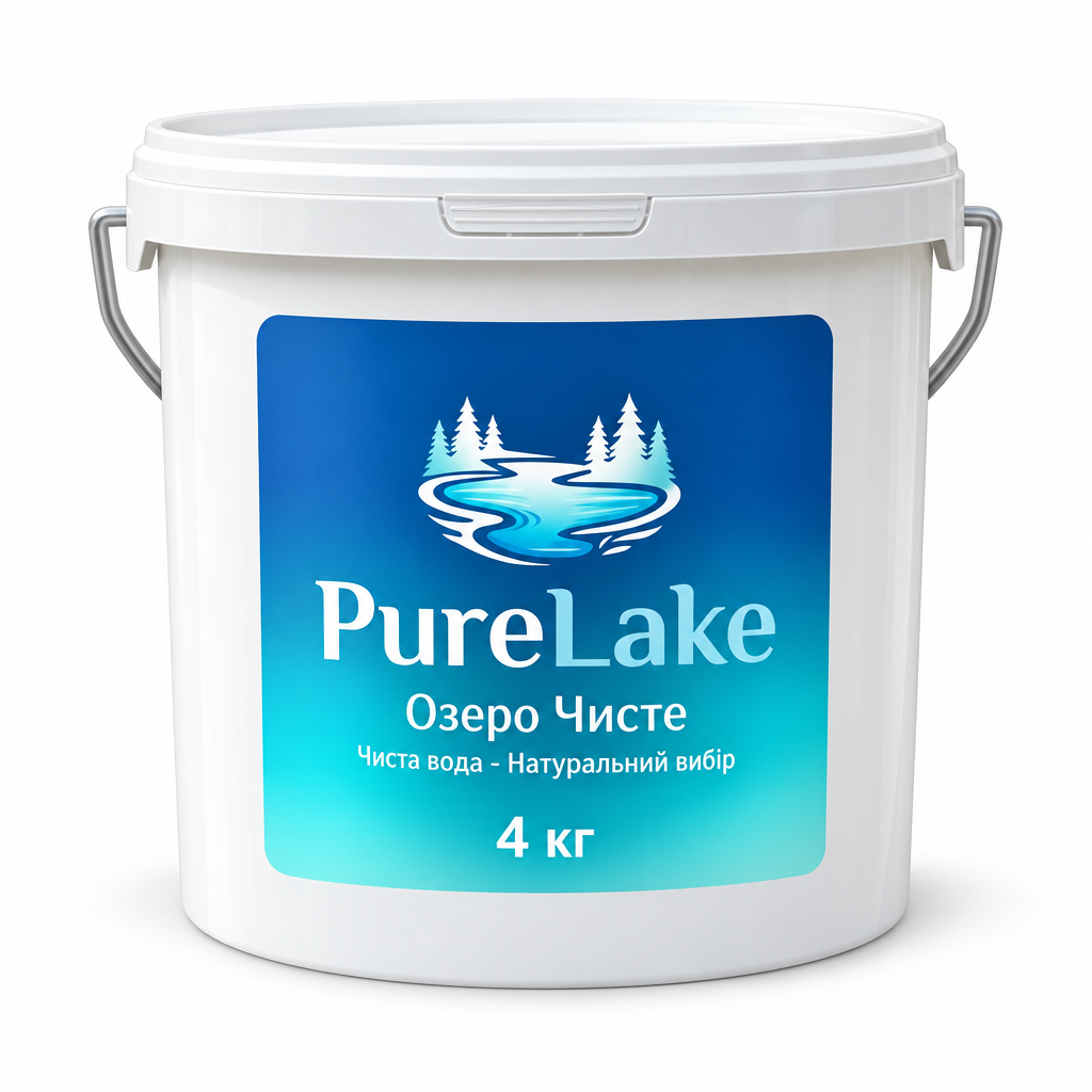Очиститель прудов и озер PureLake осветляет воду природным каолином 4 кг (38470583)