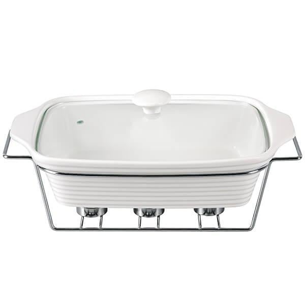 Мармит Maestro прямоугольный 2,2 л 34x22 см жаропрочное стекло (11360-73 MR)