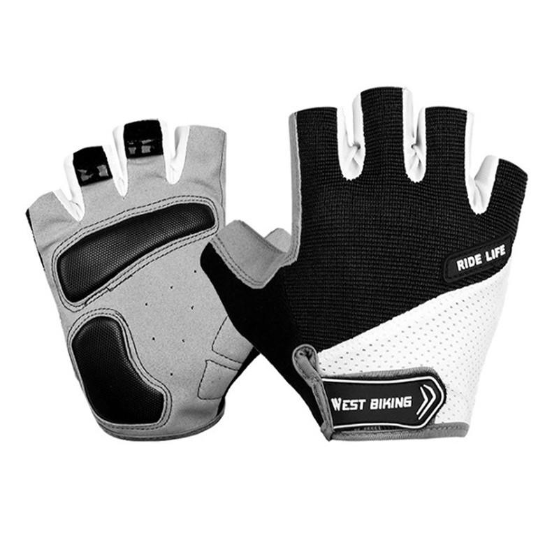 Перчатки велосипедные спортивные West Biking 0211189 L Black