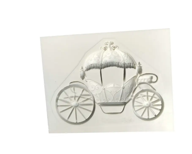 Молд силиконовый Карета 63x80 мм Серый (41155) Молд силиконовый Карета 63x80 мм Серый (41155)