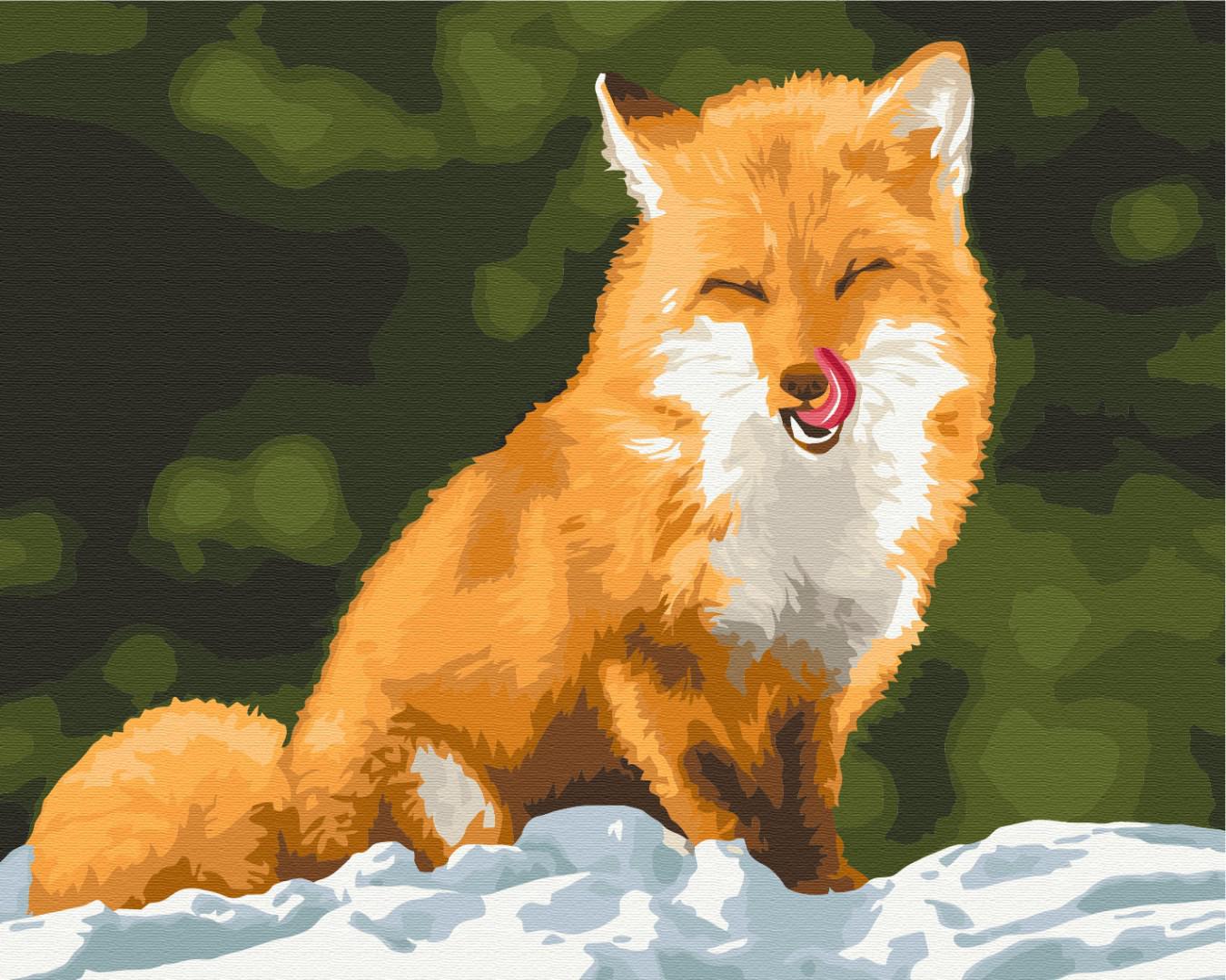 Картина по номерам Brushme Лисичка-сестричка 40x50 см (BS52778)