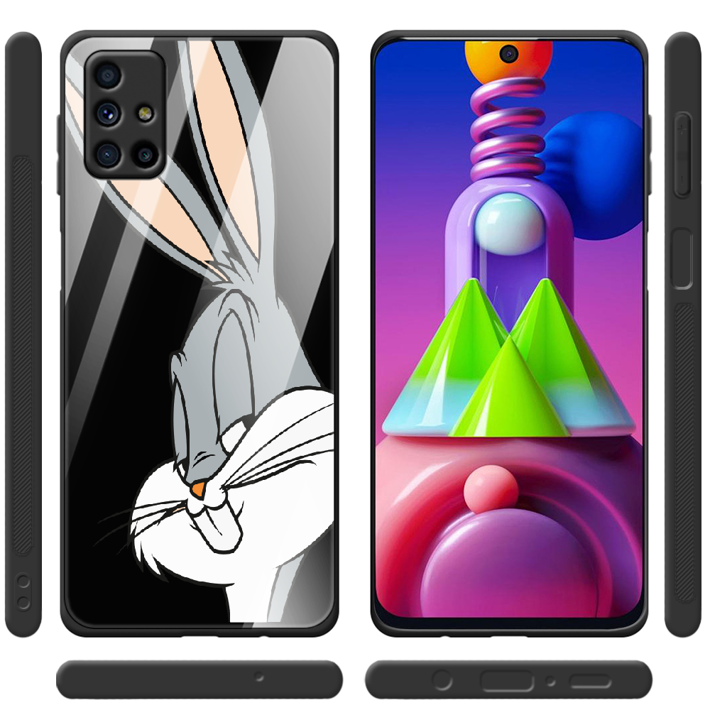 Чехол Boxface Samsung M515 Galaxy M51 Lucky Rabbit Черный силикон со стеклом (40937-bk81-41436) - фото 2