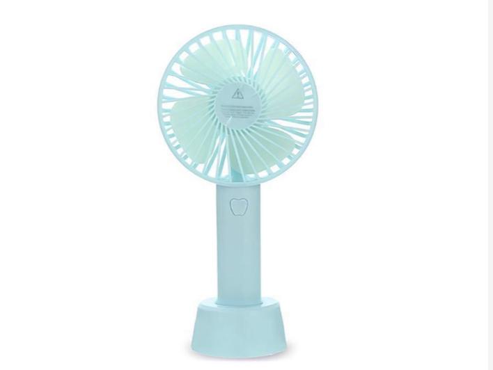 Вентилятор аккумуляторный ручной FAN 6502 SS-2 9419 Бирюзовый