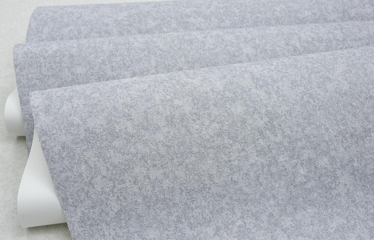 Обои флизелиновые SINTRA Milan UNI 600634 фон винил горячего тиснения 1,06х10,05 м Серый