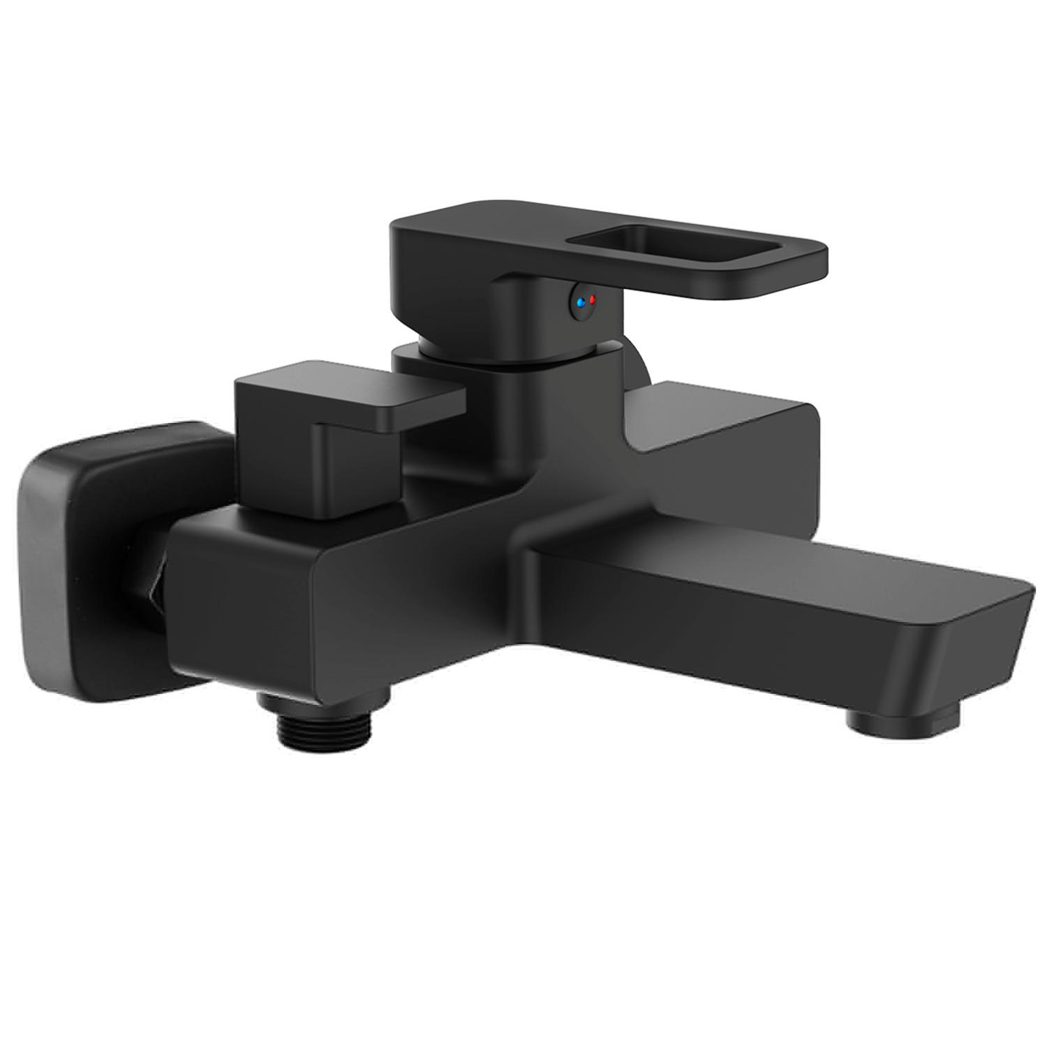 Змішувач для ванної Lidz Wawel LDWAW006BLA45393 одноважільний Чорний (228571)