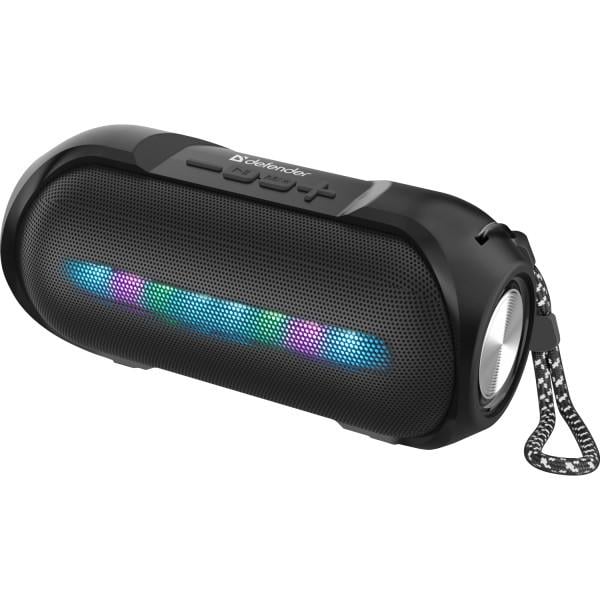 Колонка портативна Defender Enjoy S400 5 Вт Bluetooth 5.1 FM USB TF AUX LED Чорний (640162)