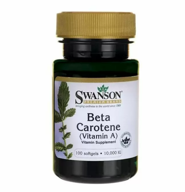 Витамин A Swanson Beta-Carotene 10.000 IU 100 Softgels
