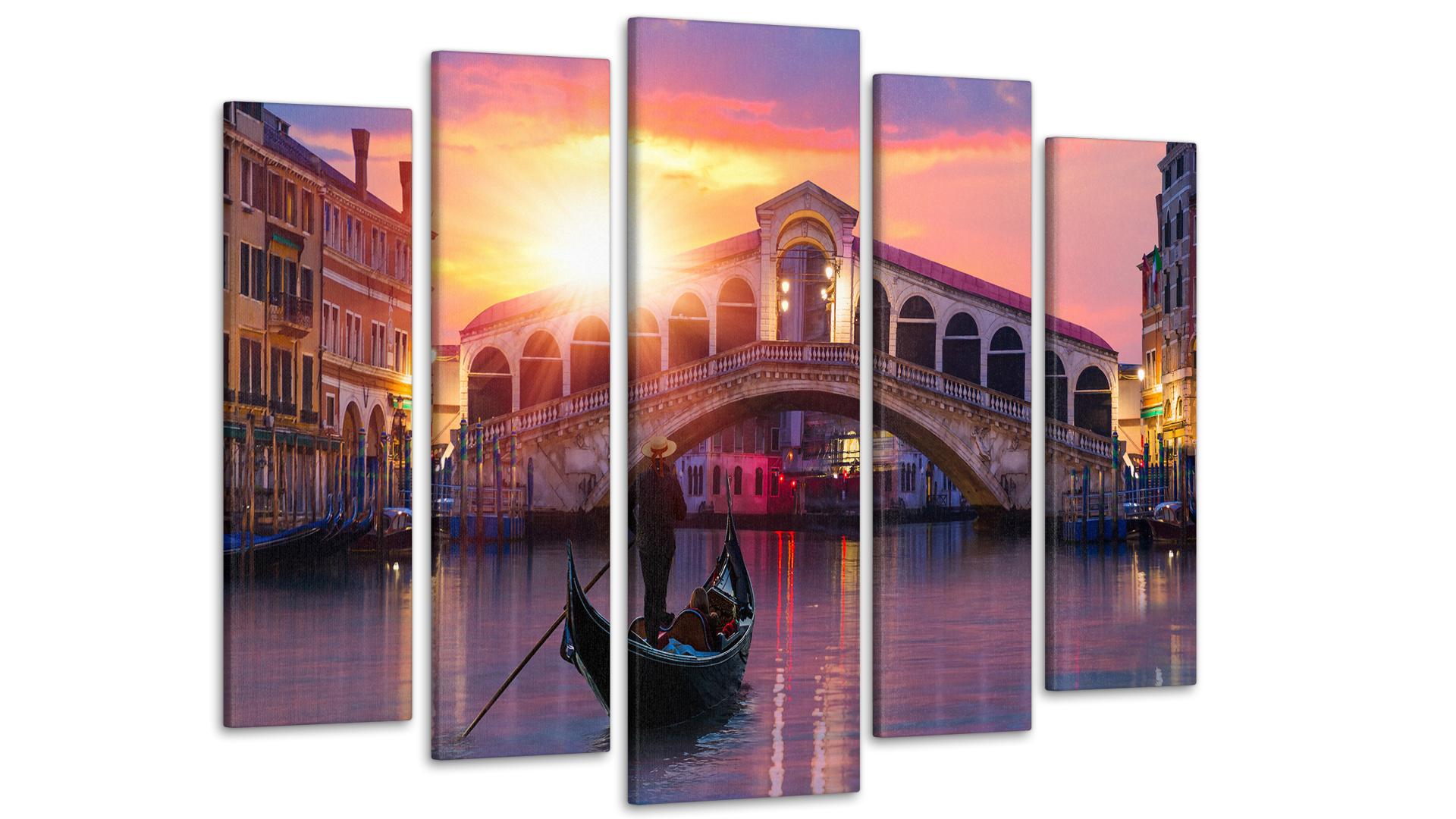 Модульная картина Венеция Гондола 80х118 см (Art-181_5)