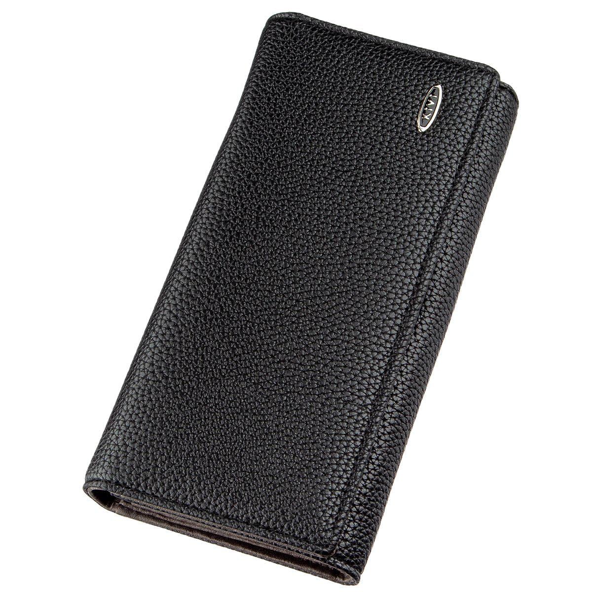 Кошелек женский Kivi-wallet 19056 кожа Черный